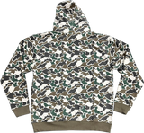 YOSC-100 Brown OSC Youth Fleece Hoodie  - Blank No Design