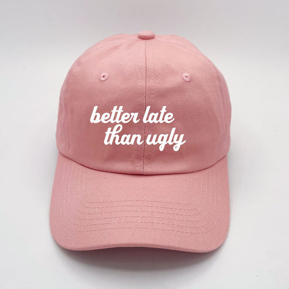 Better Late Than Ugly Pastel Peach