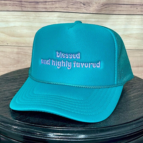 Blessed & Favored Foam Jade