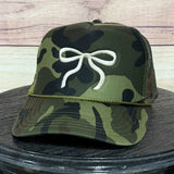 Bow Cream Foam Jungle Camo