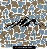 103 Blue Camo Crew - Embroidered Left Chest
