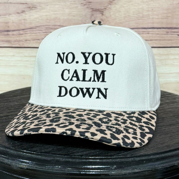 No. You Calm Down Natural/Leopard
