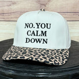 No. You Calm Down Natural/Leopard