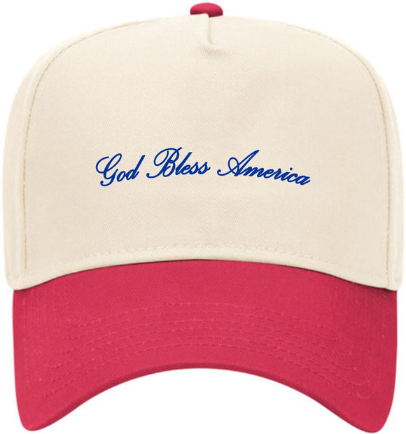 God Bless America Royal Natural/Red