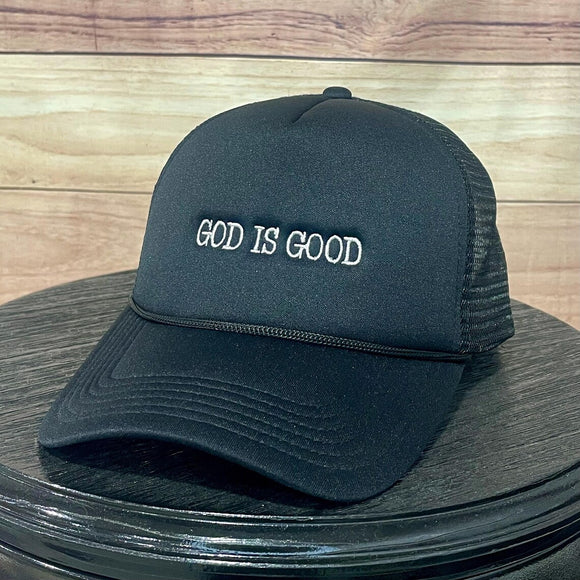 God is Good Minimalist Foam Black