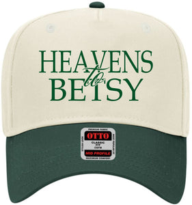 Heavens to Betsy Natural/Dark Green