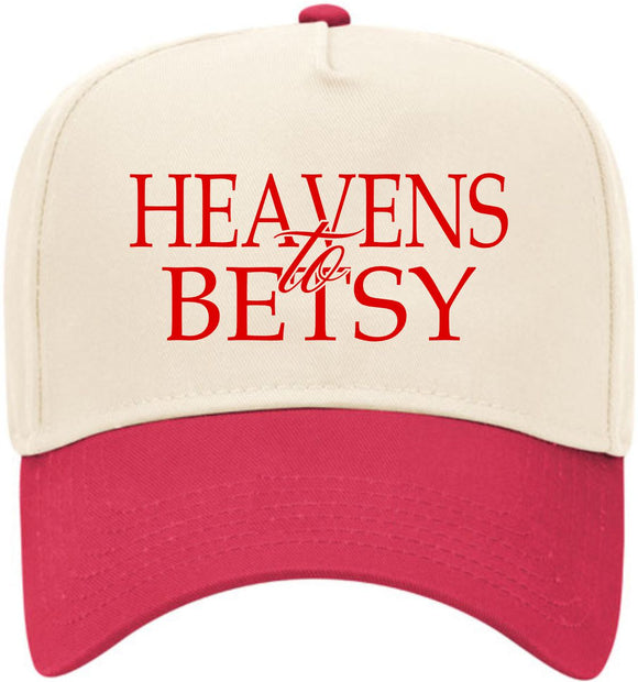 Heavens to Betsy Natural/Dark Red