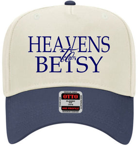 Heavens to Betsy Natural/Navy