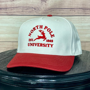 North Pole University Natural/Red