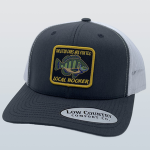Local Hooker Little Ones Patch Charcoal/White Hat