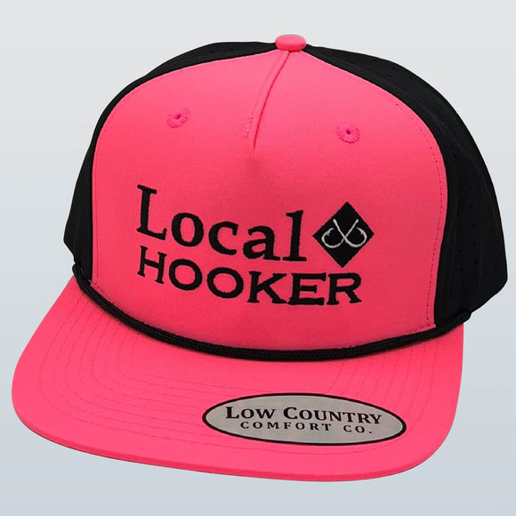 Local Hooker Text 5Perf Pink/Black