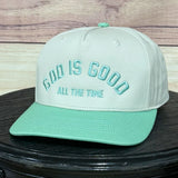 3God Is Good Natural/Pastel Green