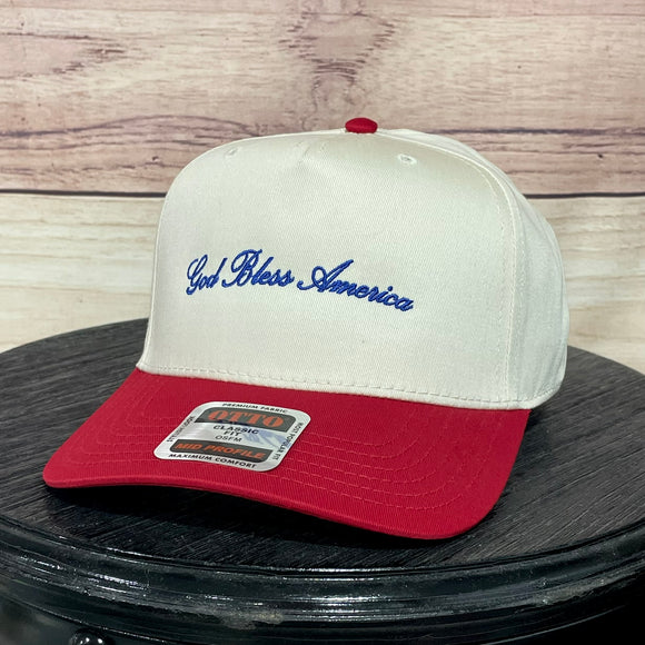 God Bless America Royal Natural/Red