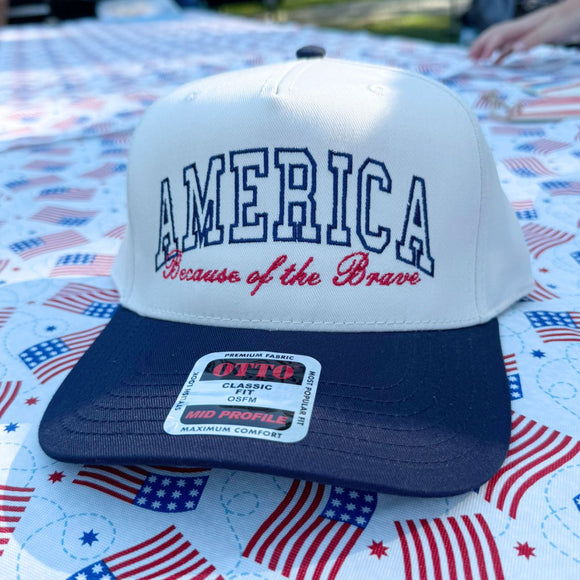 Land of the Free Royal Natural/Navy