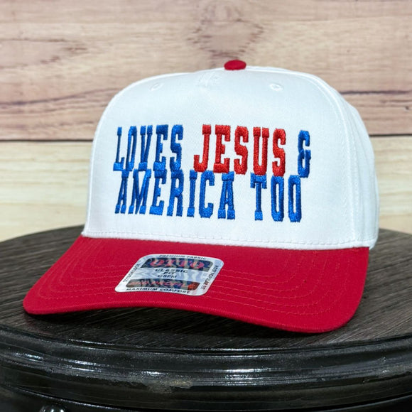 Jesus & America Natural/Red