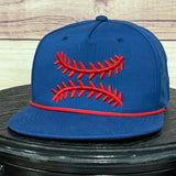 Threads 3d Puff 5perf Navy/Red Rope
