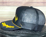 Mother Upside Down Foam Black Gold Leaves