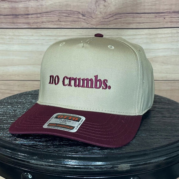 No Crumbs Maroon/Khaki