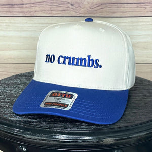 No Crumbs Natural/Royal Blue