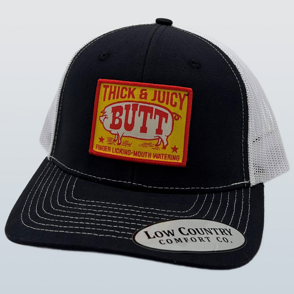 Thick & Juicy Woven Patch Navy/White