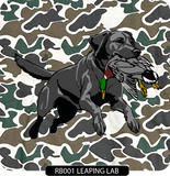 102 Brown Camo Crew - Embroidered Left Chest