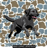 103 Blue Camo Crew - Embroidered Left Chest