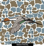 101 Blue Camo Hoodie - Embroidered Left Chest