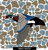 101 Blue Camo Hoodie - Embroidered Left Chest