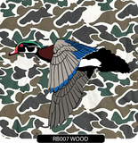 102 Brown Camo Crew - Embroidered Left Chest