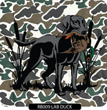 102 Brown Camo Crew - Embroidered Left Chest