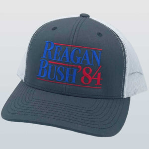 Reagan Bush 84 Charcoal/White