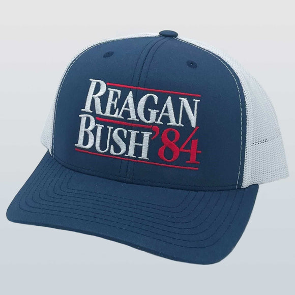 Reagan Bush 84 Navy/White