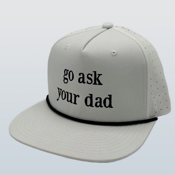 TCF Go Ask Your Dad 5perf White