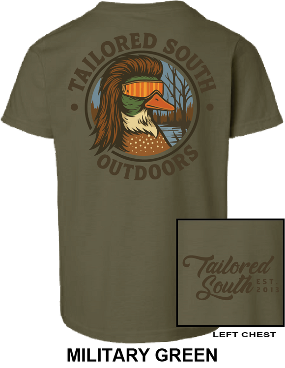 TS025Y - Mallard Mullet - Military Green