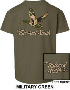 TS029Y - Camo Duck - Military Green