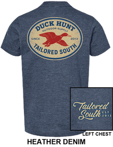 TS030Y - Oval Duck - Heather Denim