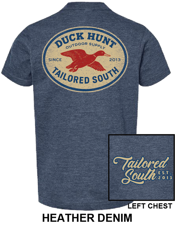 TS030Y - Oval Duck - Heather Denim