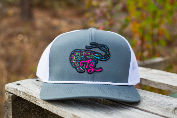 TS160A Shrimp Patch 104BR Charcoal/White