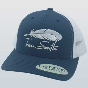 True South Feather Navy/White