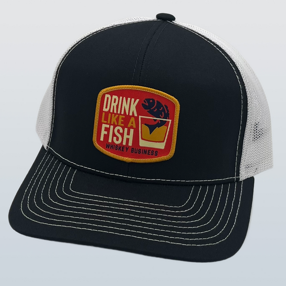 WB009A - Fish Patch Navy/White