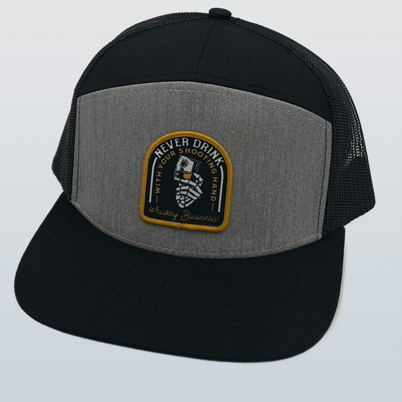 WB010B - 7Panel Shooting Hand Heather/Black
