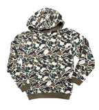 YOSC-100 Brown OSC Youth Fleece Hoodie  - Blank No Design
