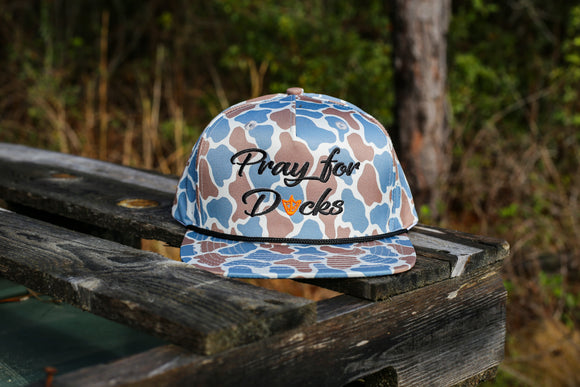 FF009 Pray for Ducks 5perf Blue Camo