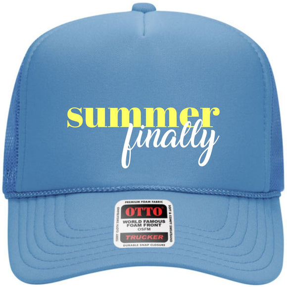 Finally Summer Foam Columbia Blue