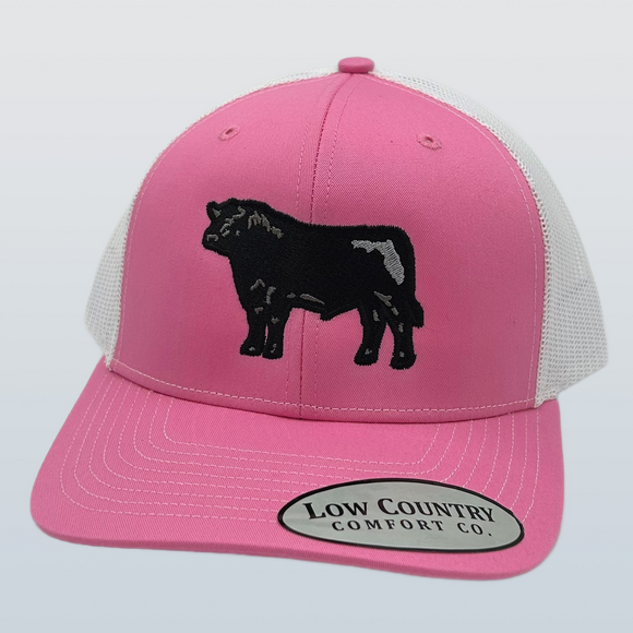 Florida Cow Branded Pink/White