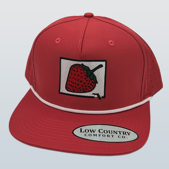 Florida Strawberry Outline 5perf Cardinal