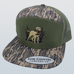 7panel Yellow Lab Duck Bottomland/Loden