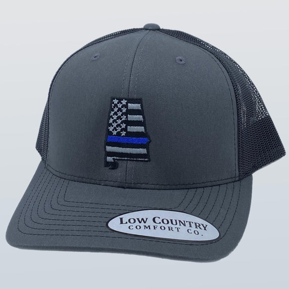 Alabama Blue Line Charcoal/Black Hat