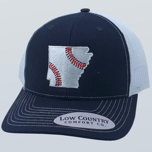 Arkansas Baseball Navy/White Hat