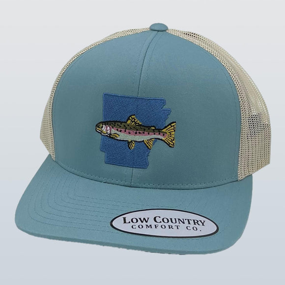 Arkansas Trout Smoke Blue/Beige Hat